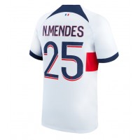 Fotbalové Dres Paris Saint-Germain Nuno Mendes #25 Venkovní 2023-24 Krátký Rukáv